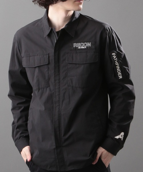 大得価HOT シャツ LS ZIP SHIRT AF / アヴィレックス / AVIRE ZOZOTOWN PayPayモール店 - 通販 - PayPayモール ブラウス ロングスリーブ ジップ シャツ/ 人気SALE正規品