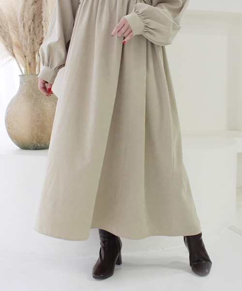 MODE ROBE（モードローブ） ワンピース バイカラーステッチウエスト