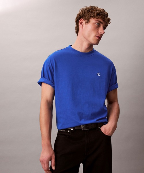 [  Jeans] cKアーカイブロゴリラックス半袖Tシャツ ユニセックス】アーカイブロゴ リラックスクルーネック Tシャツ