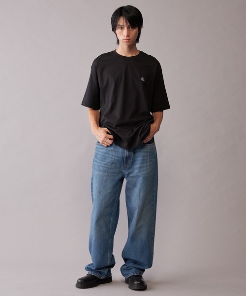 ジョングク   Tシャツ ブラック メンズ S Calvin Klein Jeans（カルバンクラインジーンズ） tシャツ 「ユニ