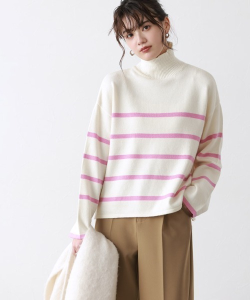 J.LINDEBERG ピンク ハイネックセーター ニット　XS J.LINDEBERG ピンク ハイネックセーター ニット XS レディースウェア