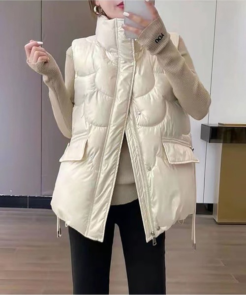 ダウンベスト ベスト エコダウンベスト レディース : ZOZOTOWN Yahoo