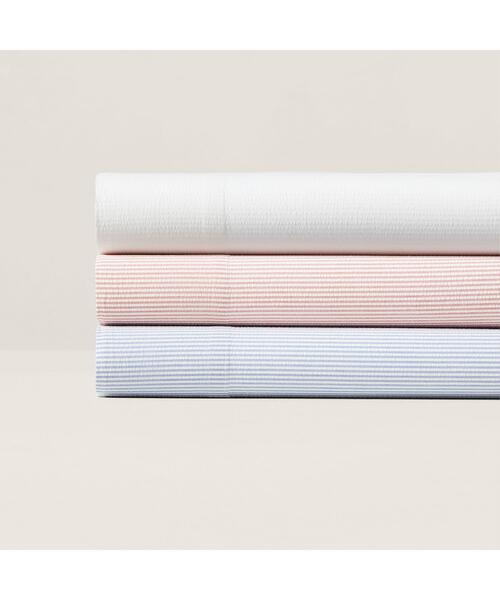 ラルフローレン フラットシーツ シングルサイズRalph Lauren home RALPH LAUREN HOME ベッド 寝具 シアサッカー ストライプ