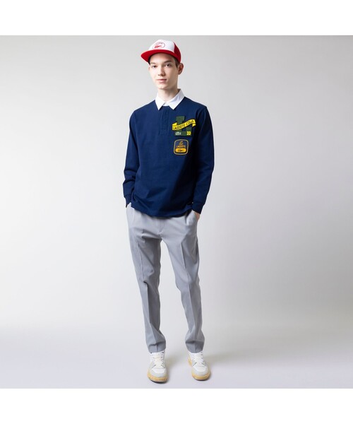 LACOSTE ポロシャツ ヘリテージワッペンラガーシャツ メンズ