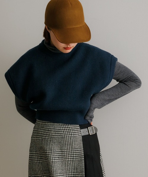 ベスト ジレ 「別注」ROUTINE×URBAN RESEARCH　WOOL KNIT VEST レディース URBAN RESEARCH ベスト ジレ 「別注」ROUTINE×URBAN RESEARCH