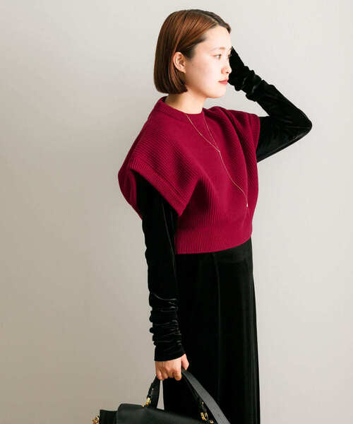 ベスト ジレ 「別注」ROUTINE×URBAN RESEARCH　WOOL KNIT VEST レディース URBAN RESEARCH ベスト ジレ 「別注」ROUTINE×URBAN RESEARCH