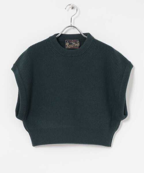 激安価格で販売 ベスト 「別注」ROUTINE×URBAN RESEARCH　WOOL KNIT VEST