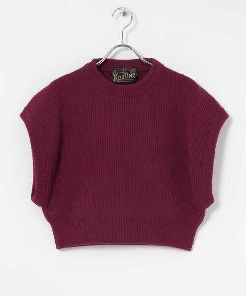 ベスト ジレ 「別注」ROUTINE×URBAN RESEARCH　WOOL KNIT VEST レディース URBAN RESEARCH ベスト ジレ 「別注」ROUTINE×URBAN RESEARCH