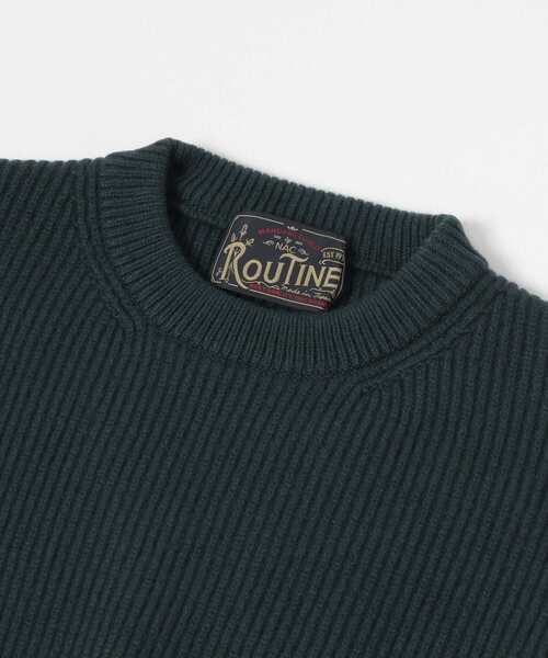 激安価格で販売 ベスト 「別注」ROUTINE×URBAN RESEARCH　WOOL KNIT VEST