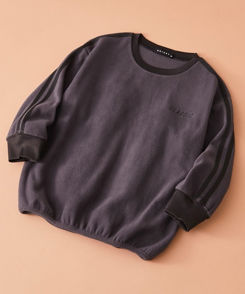 SHISKY（シスキー） トレーナー ビッグシルエット マイクロフリース