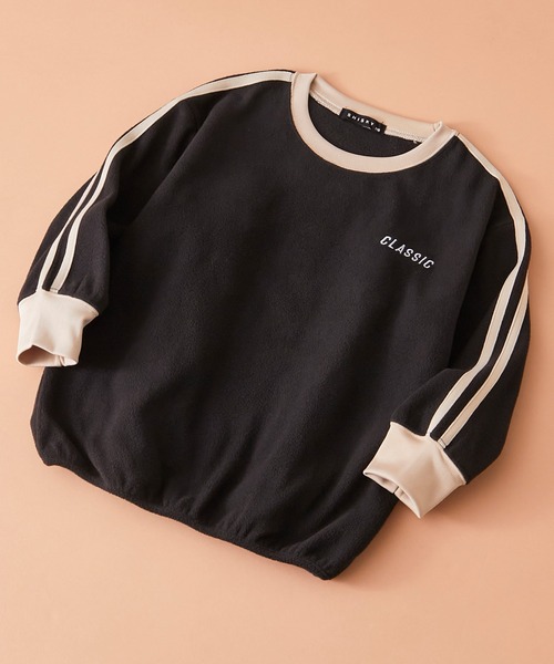 SHISKY（シスキー） トレーナー ビッグシルエット マイクロフリース