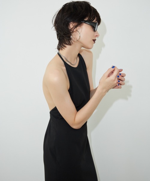 JOSE MOON（ジョゼムーン） ワンピース T STRAP BACK OPEN DRESS/T