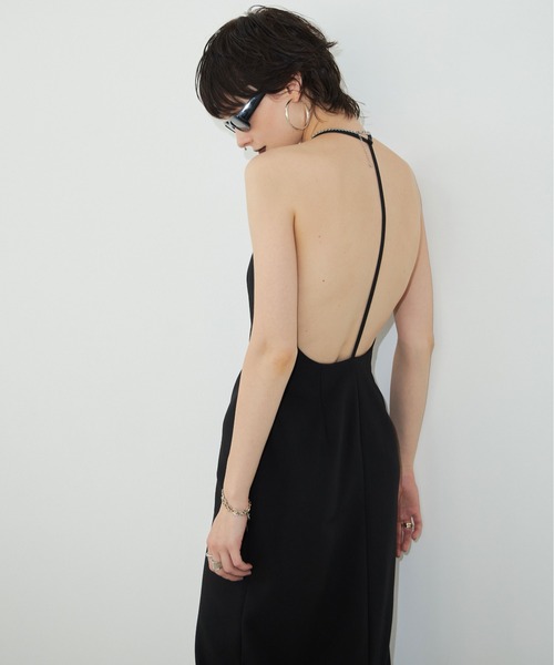 JOSE MOON ワンピース T STRAP BACK OPEN DRESS/Tストラップ