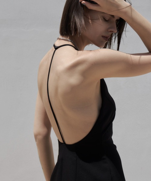 JOSE MOON（ジョゼムーン） ワンピース T STRAP BACK OPEN DRESS/T