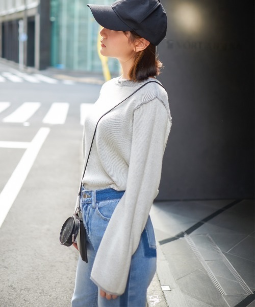 ニット セーター 配色ニットトップス レディース ニット セーター 配色ニットトップス レディース : ZOZOTOWN