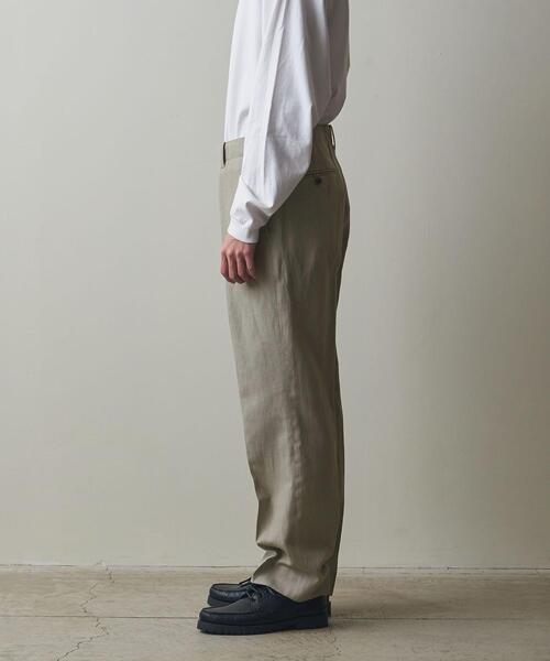 Steven Alan W/LI ノープリーツ トラウザーズ Steven Alan＞ W/LI ノープリーツ トラウザーズ