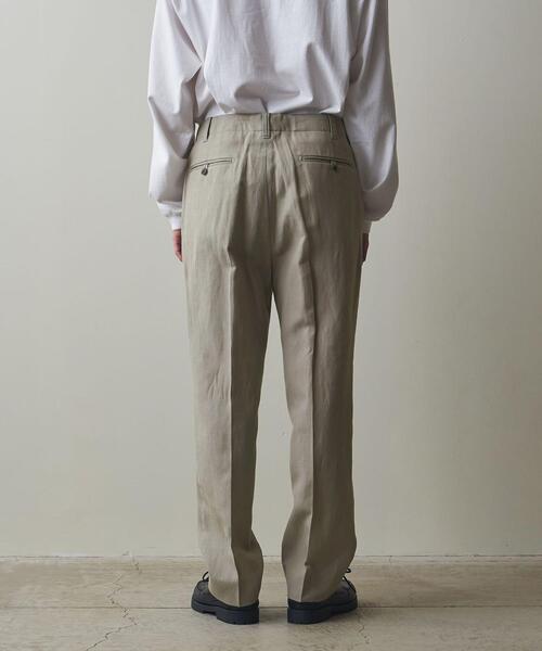 Steven Alan W/LI ノープリーツ トラウザーズ STEVEN ALAN スラックス 「Steven Alan」 W/LI ノープリーツ