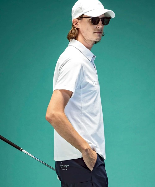 LUXE AKM PLUS ポロシャツ LUXEAKMPLUS(リュクスエイケイエムプラス