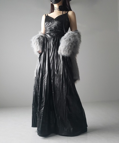 me+em select（ミームセレクト） ワンピース 「 2点セット 」レザー