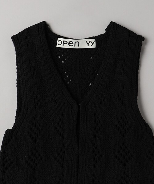 open yy ニット OPEN Yy ニット 「OPEN Yy」アーガイルポインテル ベスト