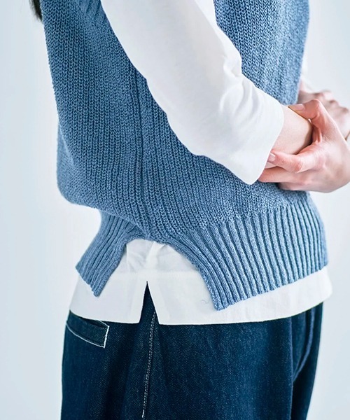 【HÅU】ニットベスト HAU（ハウ）｜knit vest 