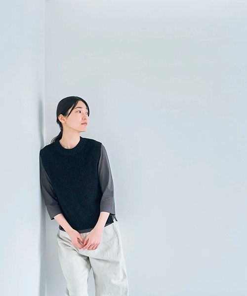 HAU（CLASKA） ベスト ジレ ニットベスト cotton vintage