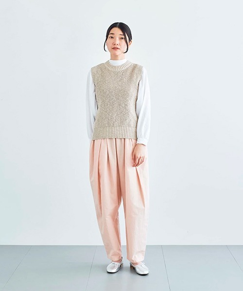 HAU（CLASKA） ベスト ジレ ニットベスト cotton vintage レディース