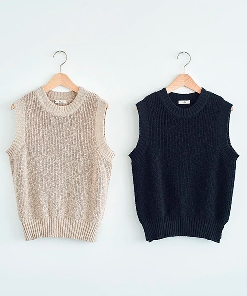 HAU（CLASKA） ベスト ジレ ニットベスト cotton vintage レディース