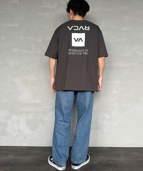 完売確実 売切れ前に RVCA UP STATE Ｔシャツ ロゴデザイン◎ OUTLET】RVCA メンズ UP STATE TEE Tシャツ 【2024年春夏モデル】
