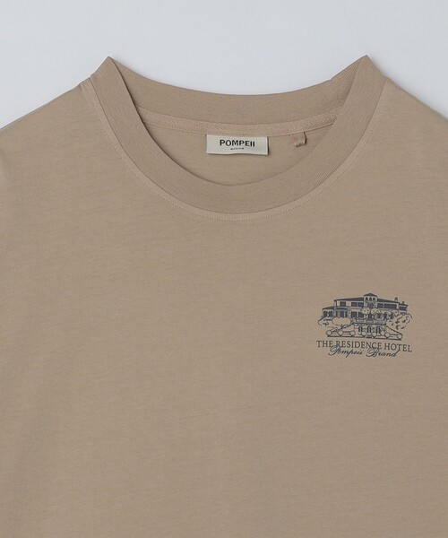 SHIPS tシャツ POMPEII BRAND: HOTEL NOTE TEE メンズ