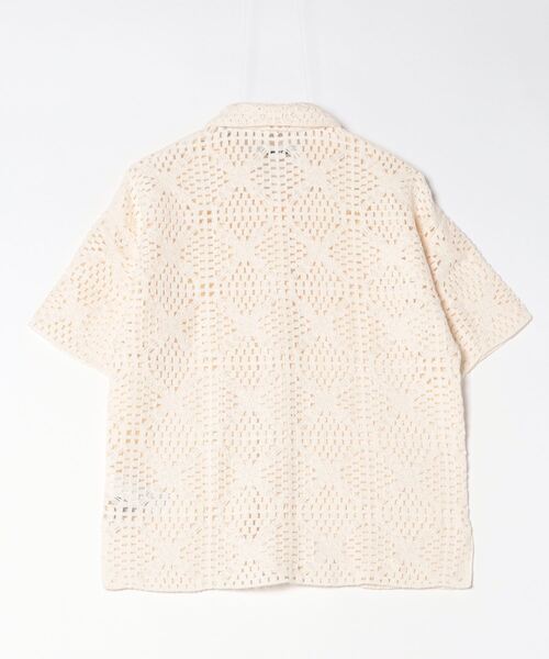 ALLSAINTS ブラウス シャツ MILLY CROCHET TOP | クロシェ トップ