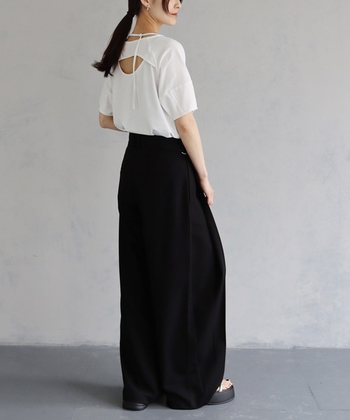 cheriella tシャツ 半袖 「cheriella」バックスリットデザインTシャツ
