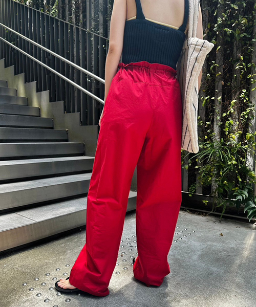 【完売商品】エディットフォールル　VERSO/ヴェルソ EDIT. FOR LULU パンツ 「VERSO/ヴェルソ」Strap Cotton Pants