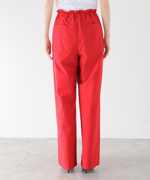 EDIT. FOR LULU パンツ 「VERSO/ヴェルソ」Strap Cotton Pants