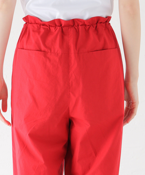 EDIT. FOR LULU パンツ 「VERSO/ヴェルソ」Strap Cotton Pants