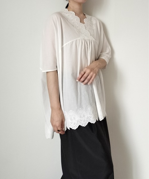 Melt the lady レーススカラップブラウス al224_03.jpg
