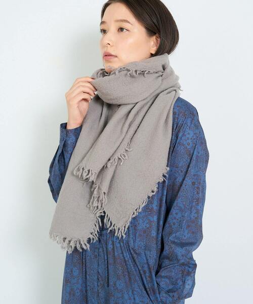 ADIEU TRISTESSE（アデュートリステス） ストール マフラー 縮絨ウール