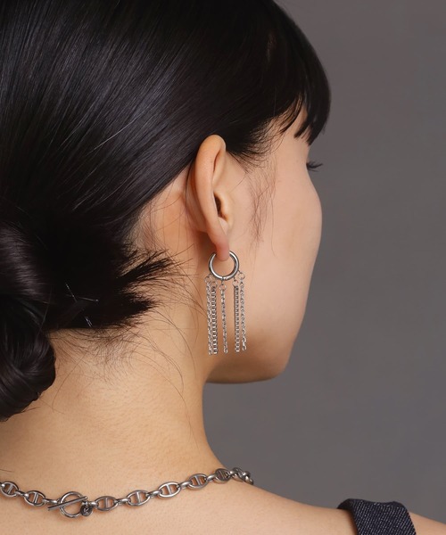 LHME ピアス 「WEB限定」“Moment”しゃらしゃらピアス/サージカル