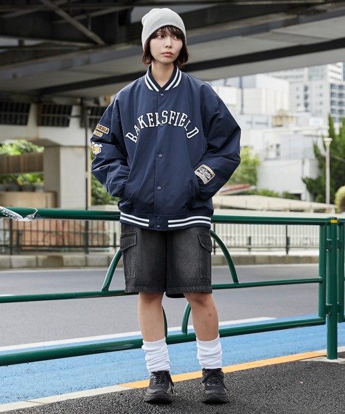WEGO スタジャン WEGO/パテッドワッペンスタジャン メンズ