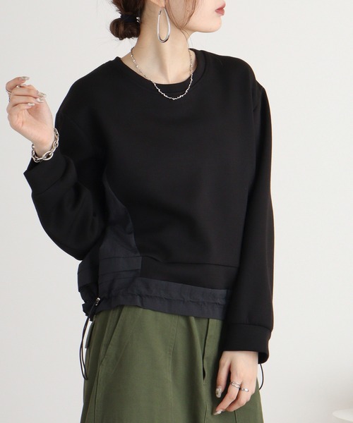 エー・エヌ・エル A.N.L バックシャンダンボールプルオーバー （グレー） tシャツ A.N.L バックシャンダンボールプルオーバー レディース