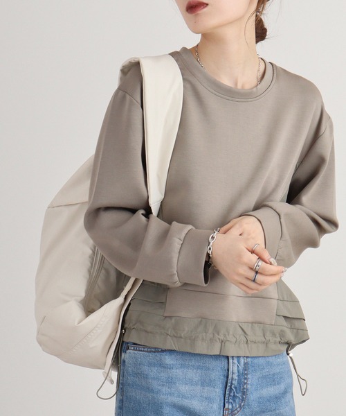 tシャツ A.N.L バックシャンダンボールプルオーバー レディース tシャツ A.N.L バックシャンダンボールプルオーバー レディース
