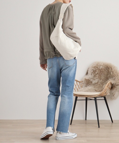 tシャツ A.N.L バックシャンダンボールプルオーバー レディース tシャツ A.N.L バックシャンダンボールプルオーバー レディース