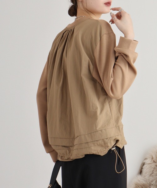 tシャツ A.N.L バックシャンダンボールプルオーバー レディース tシャツ A.N.L バックシャンダンボールプルオーバー レディース