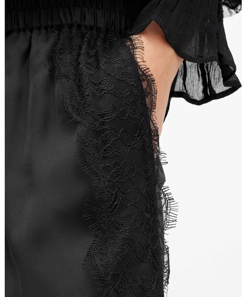 ALLSAINTS（オールセインツ） パンツ TYLER WIDE LEG LACE TRIM