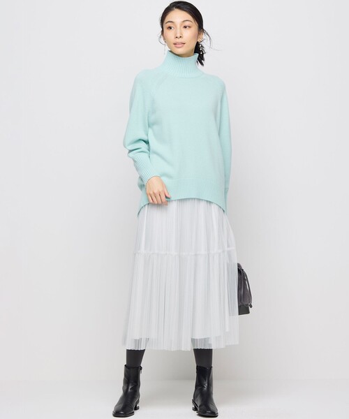 組曲（KUMIKYOKU） スカート ラメチュールプリーツ スカート