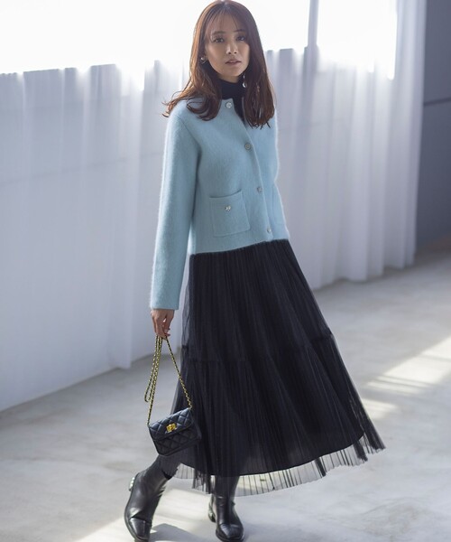 組曲（KUMIKYOKU） スカート ラメチュールプリーツ スカート