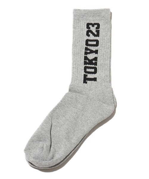 TOKYO 23 靴下 JACQUARD LOGO SOCKS / トウキョウ ジャガード