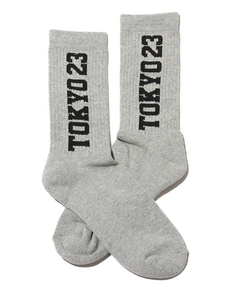 TOKYO 23 靴下 JACQUARD LOGO SOCKS / トウキョウ ジャガード