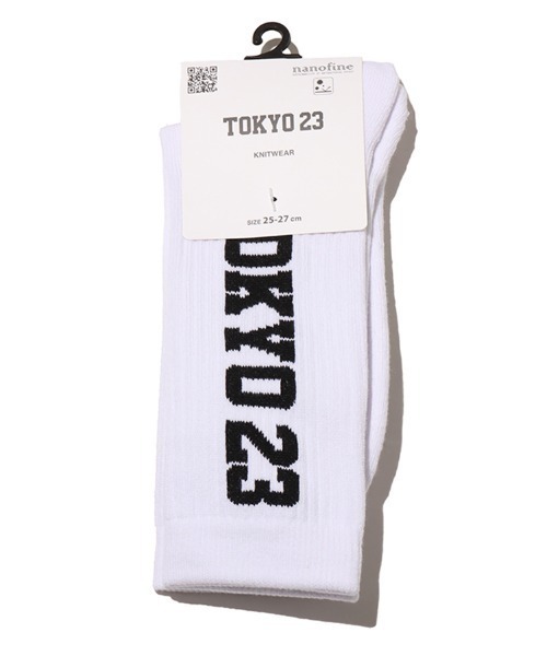 Tokyo-2003*10 靴下 TOKYO 23 靴下 JACQUARD LOGO SOCKS / トウキョウ ジャガード