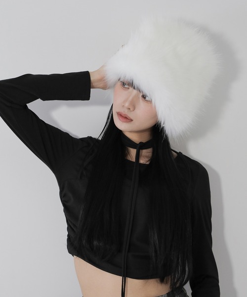 me+em select 帽子 ハット 「 2color 」ボリュームフェイク